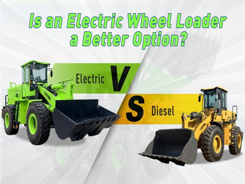 electric loader vs diesel loader