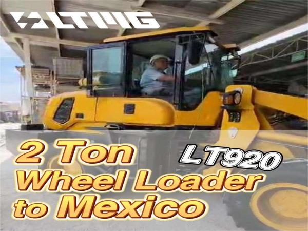 Carregadeira de rodas LTMG LT920 para o México