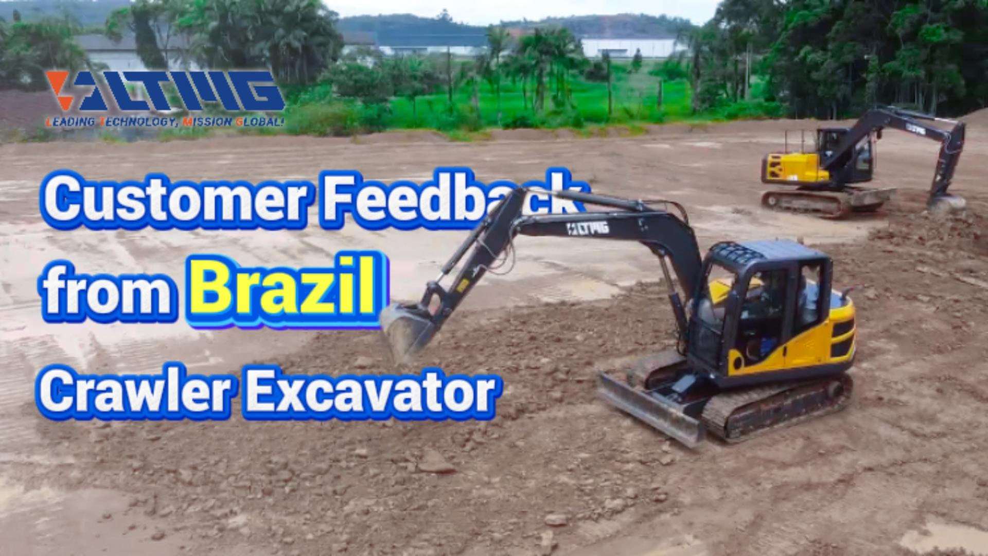6.5 Ton & 9 Ton Crawler Excavator in Brazil