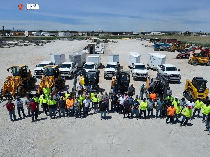 A LTMG Construction Equipment apoia projetos nos Estados Unidos.
