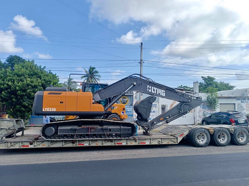 Escavadeira de esteiras LTMG de 23 toneladas no México